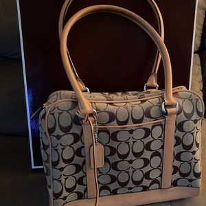 Vintage Coach monogram Purse (Sig Satchel)